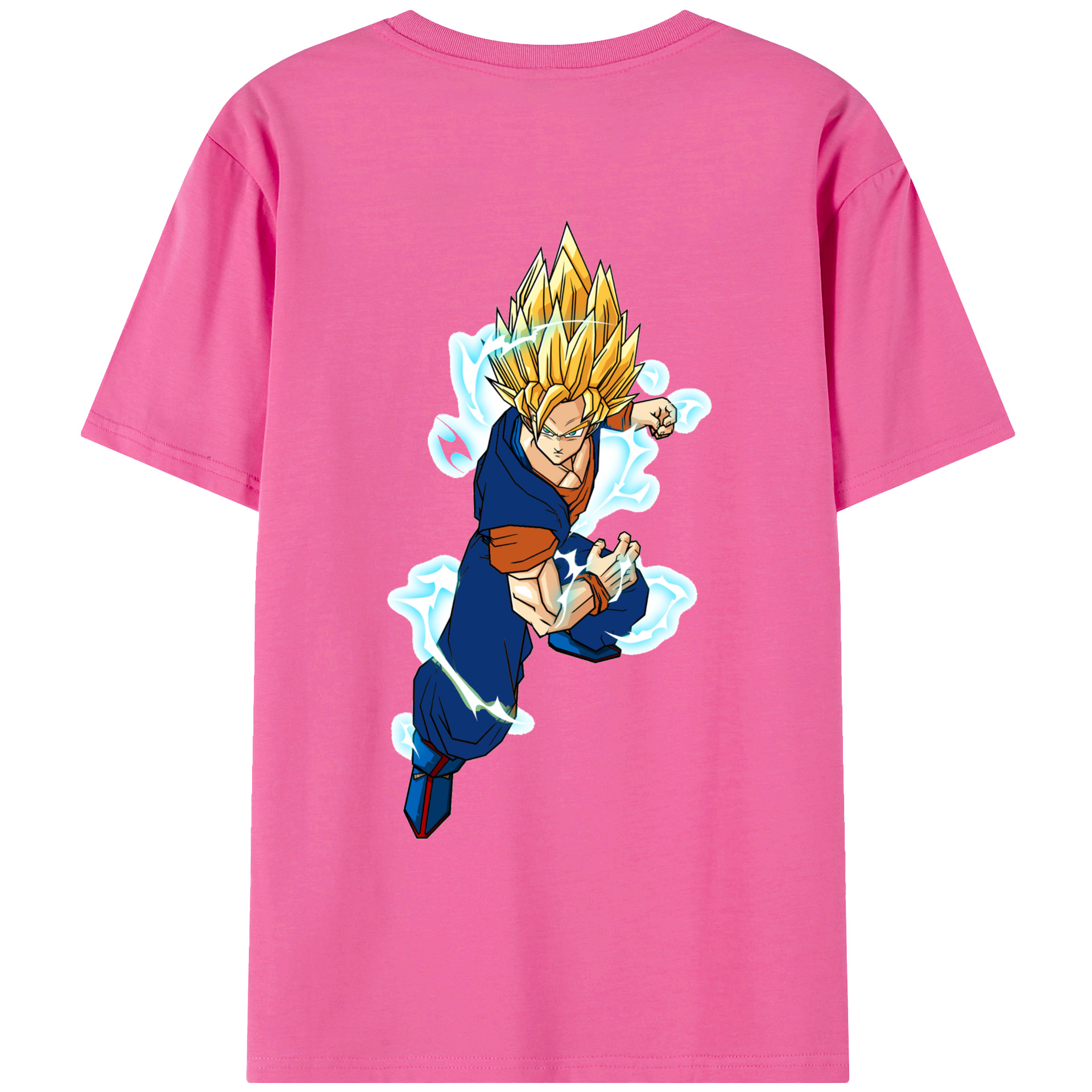 （画像用） ドラゴンボール 孫 悟飯（そんごはん）DRAGON BALL Son Gohan レディース半袖Tシャツ(バックプリント)